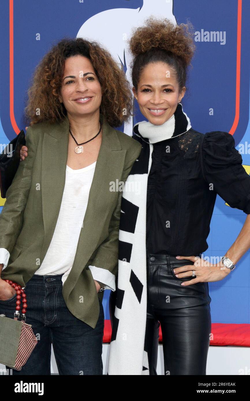 LOS ANGELES - JUN 10:  Lisa Saum, Sherri Saum at the Apple+ TV's Ted Lasson Season 3 FYC Event at the Saban Media Center on June 10, 2023 in North Hollywood, CA Stock Photo