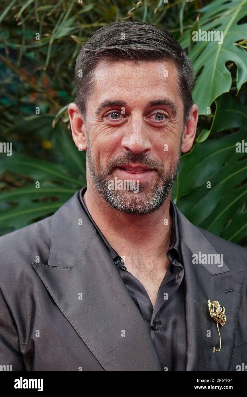 New York, NY, USA. 11th June, 2023. Aaron Rodgers at arrivals for The 76th Annual Tony Awards