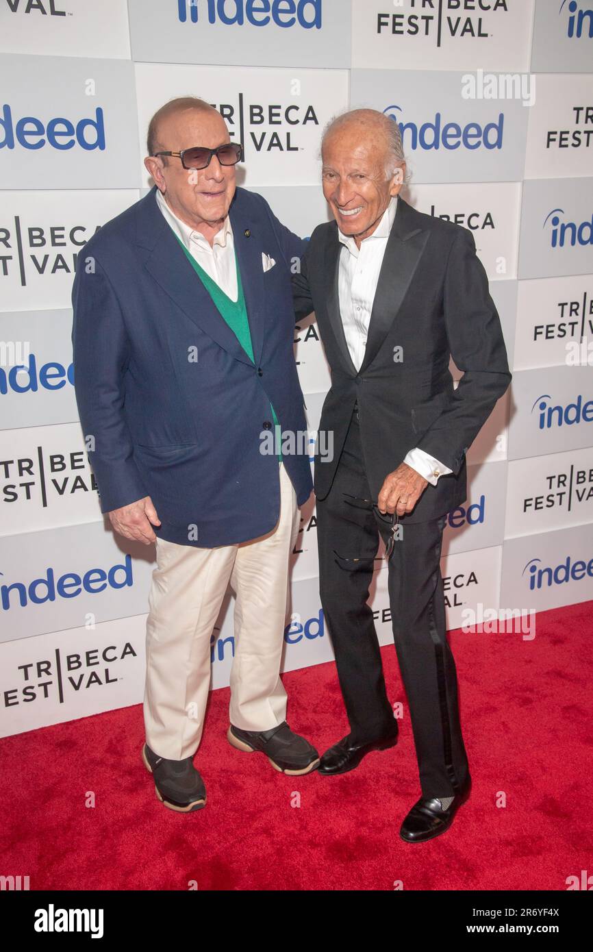 New York, United States. 11th June, 2023. Clive Davis and Ron Delsener attend the 'Ron Delsener Presents' during the 2023 Tribeca Festival at Spring Studios in New York City. Credit: SOPA Images Limited/Alamy Live News Stock Photo