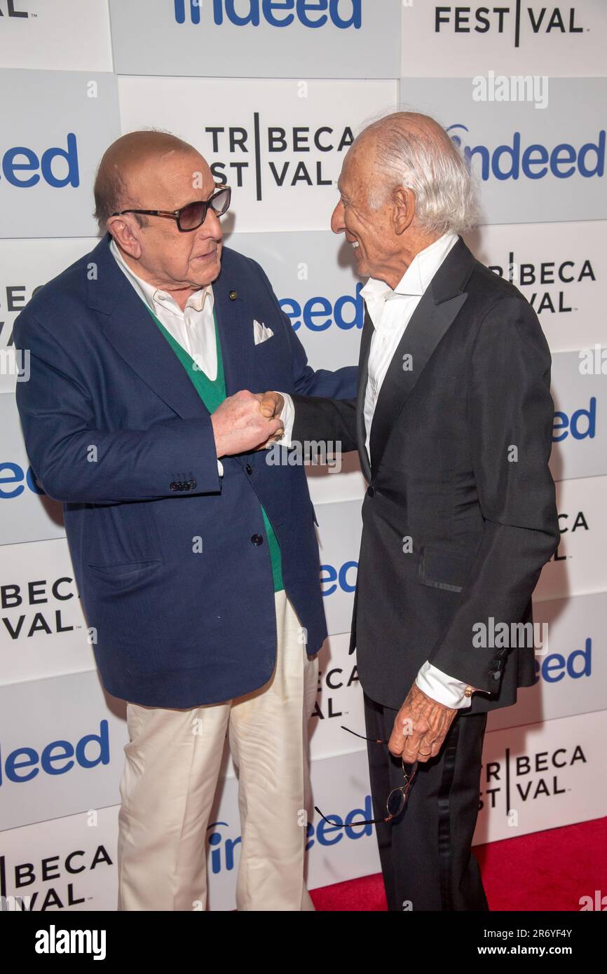 New York, United States. 11th June, 2023. Clive Davis and Ron Delsener attend the 'Ron Delsener Presents' during the 2023 Tribeca Festival at Spring Studios in New York City. Credit: SOPA Images Limited/Alamy Live News Stock Photo