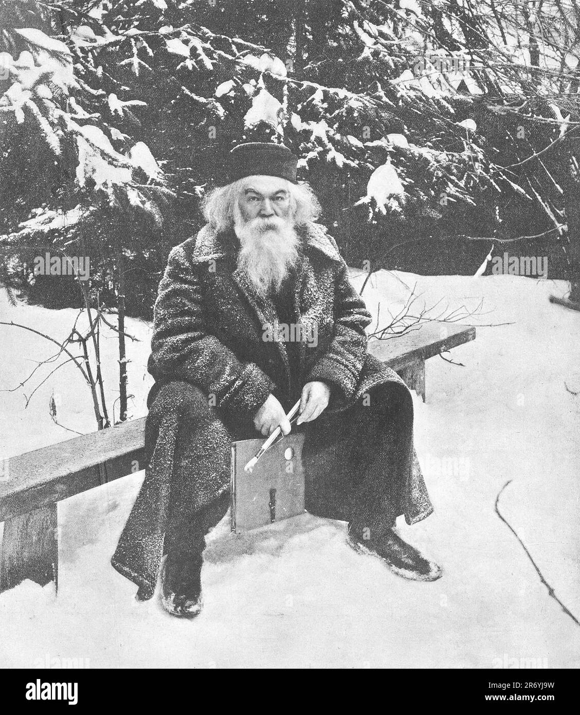 Hieronymus Yasinskiy - Russian writer, journalist, poet, literary critic and translator, playwright, publisher, memoirist. Photo taken in 1911. Stock Photo