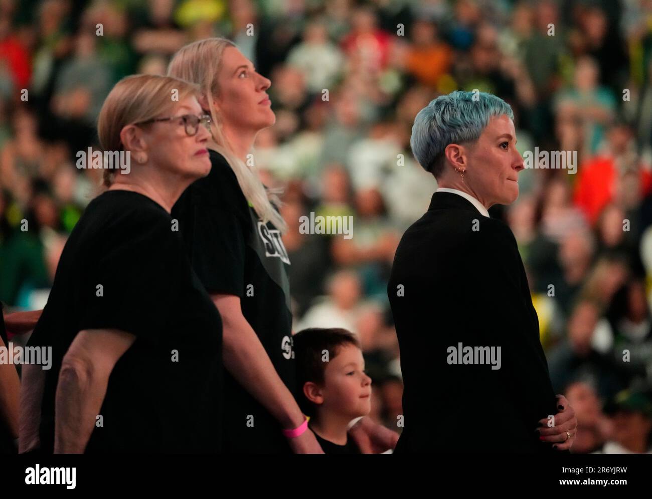 Lauren Jackson's jersey retirement ceremony by WNBA Seattle Storm