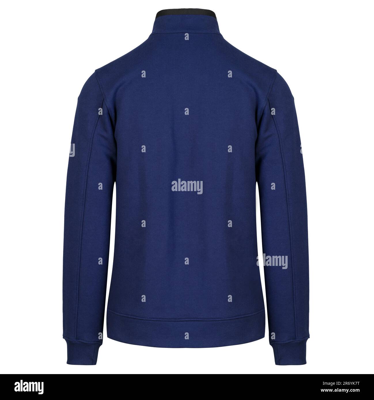 Front view of blue ghost hoodie, perfect for logo mockups. Stock Photo