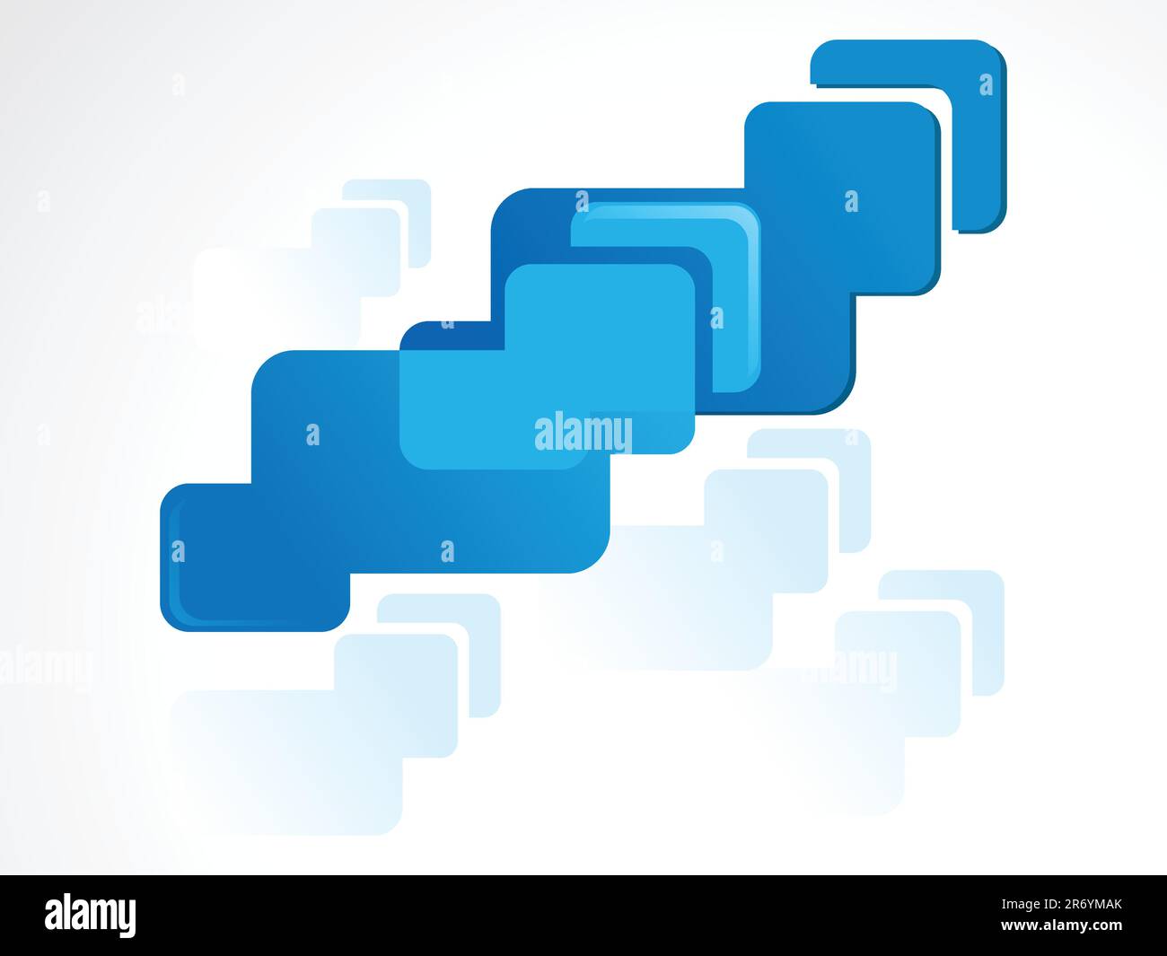 abstract blue glossy arrow icon vector illustration Stock Vector Image ...