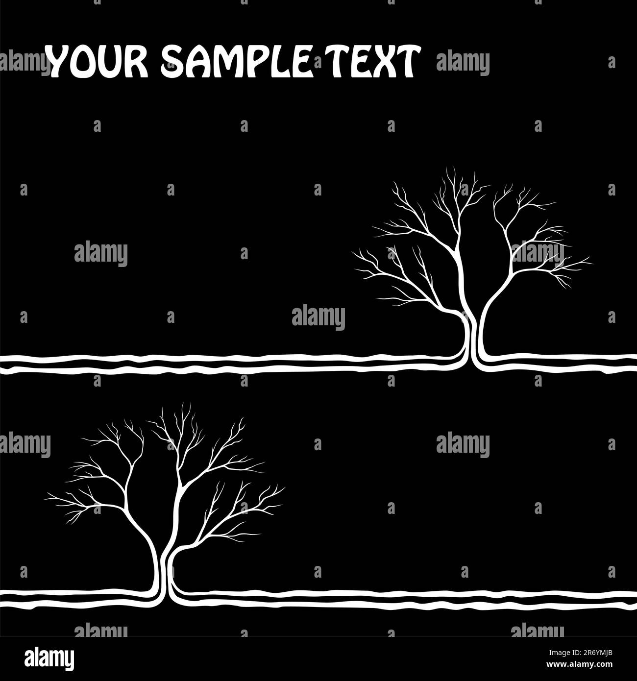 background with a tree Stock Vector Image & Art - Alamy