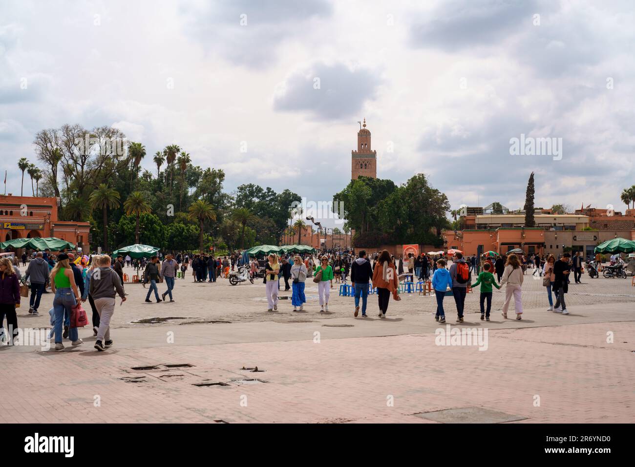 Jemaa el-Fnaa square, Marrakech Stock Photo