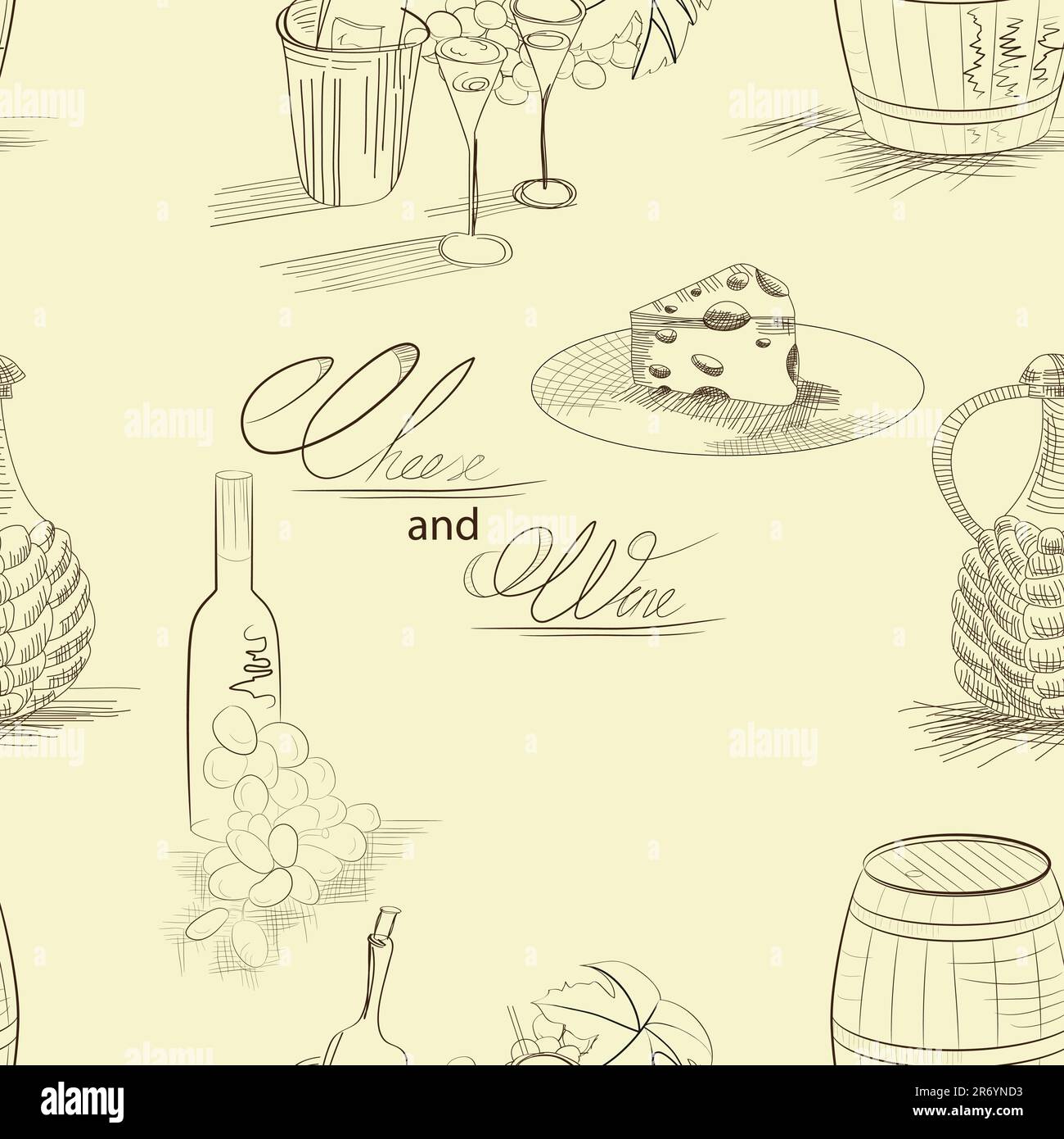 Seamless wallpaper Stock Vector