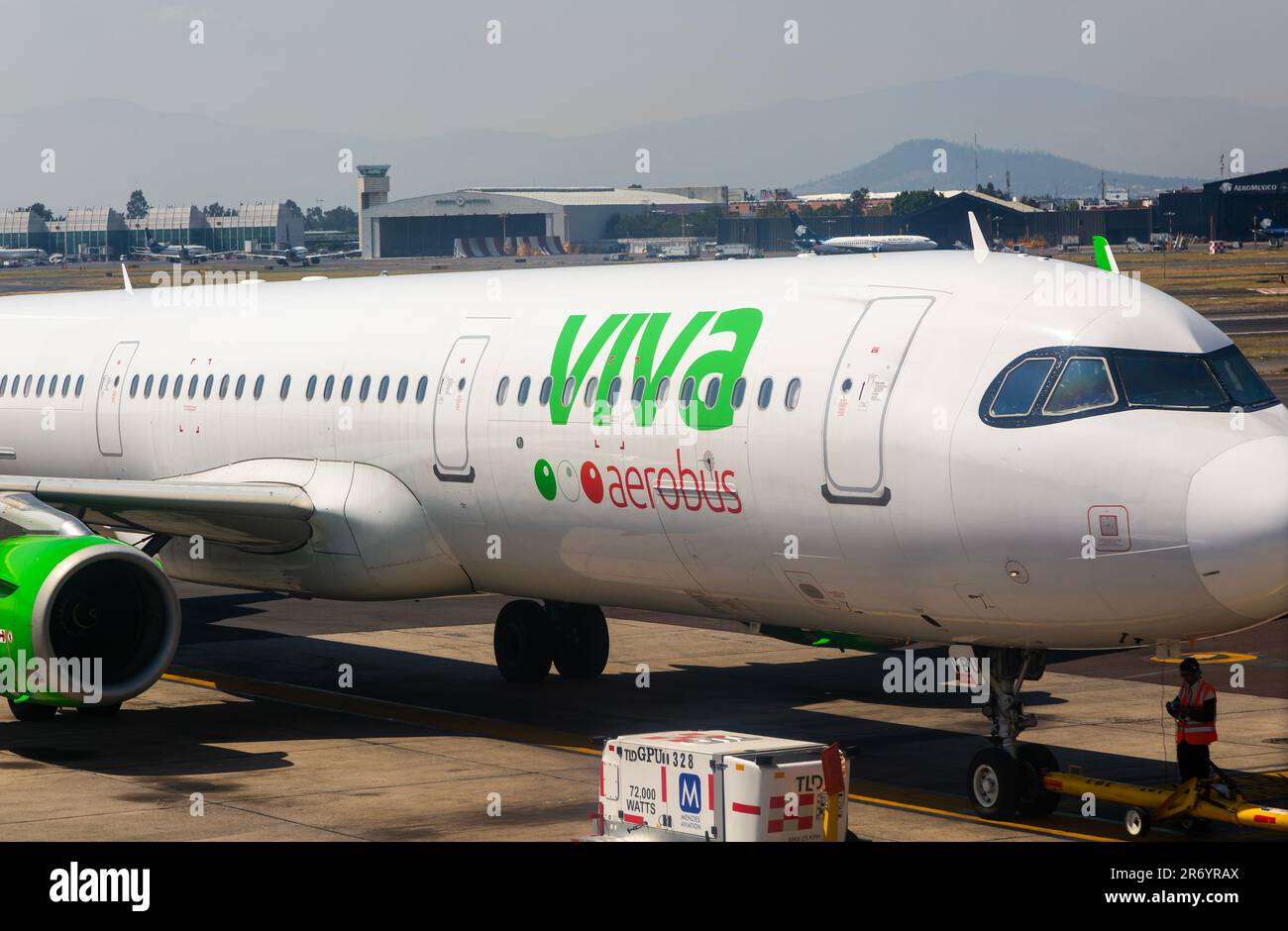 Viva Aerobus Airbus A321, Terminal 1, Benito Juarez International Airport, Mexico City, Mexico