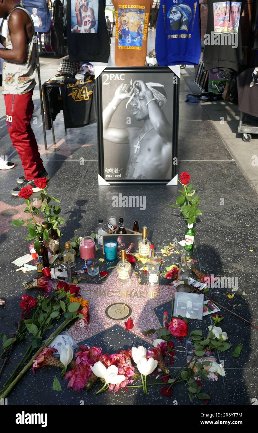 Los Angeles, California, USA 9th June 2023 Rapper Tupac Shakur