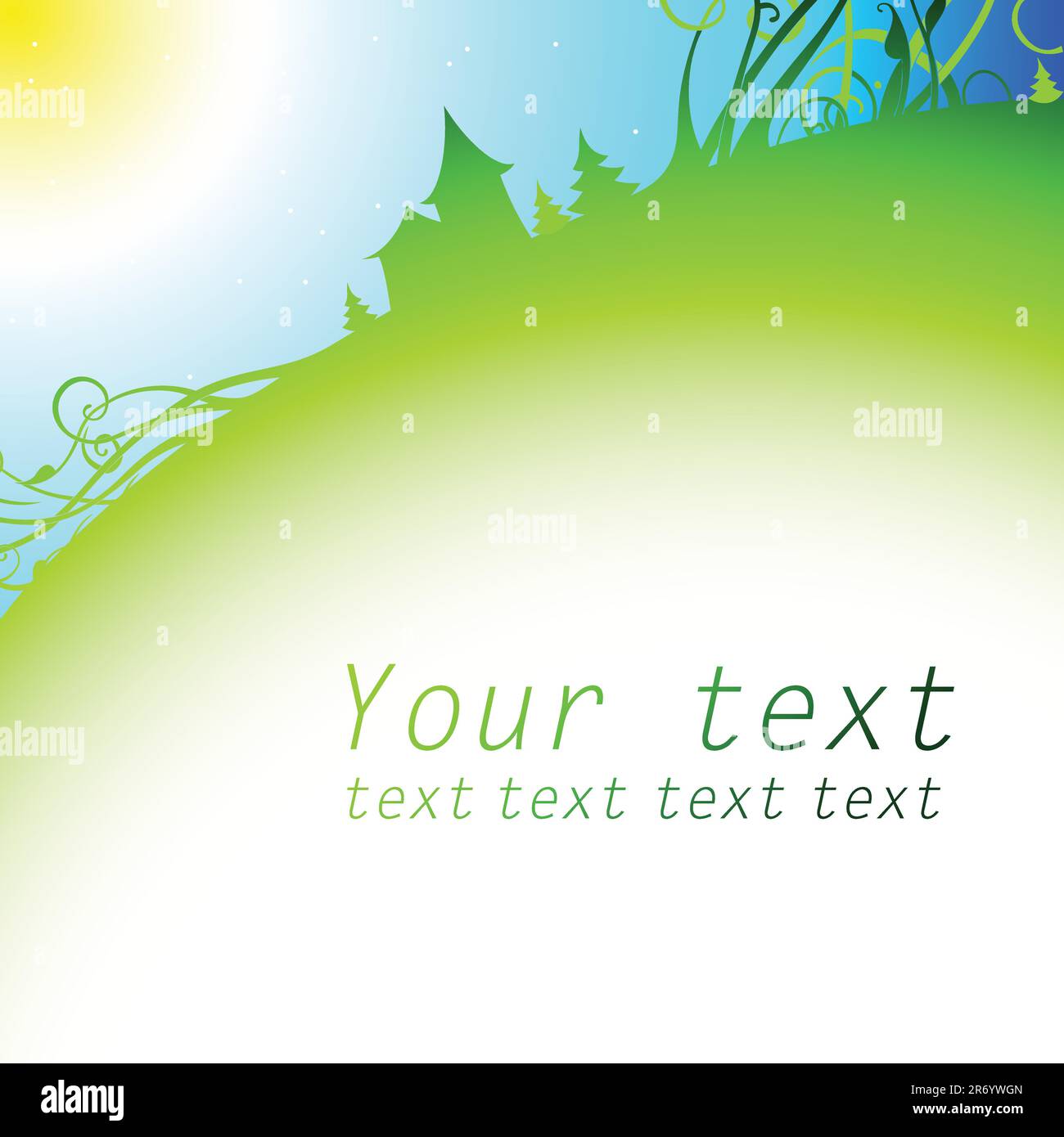 air background, this illustration may be useful as designer work Stock Vector