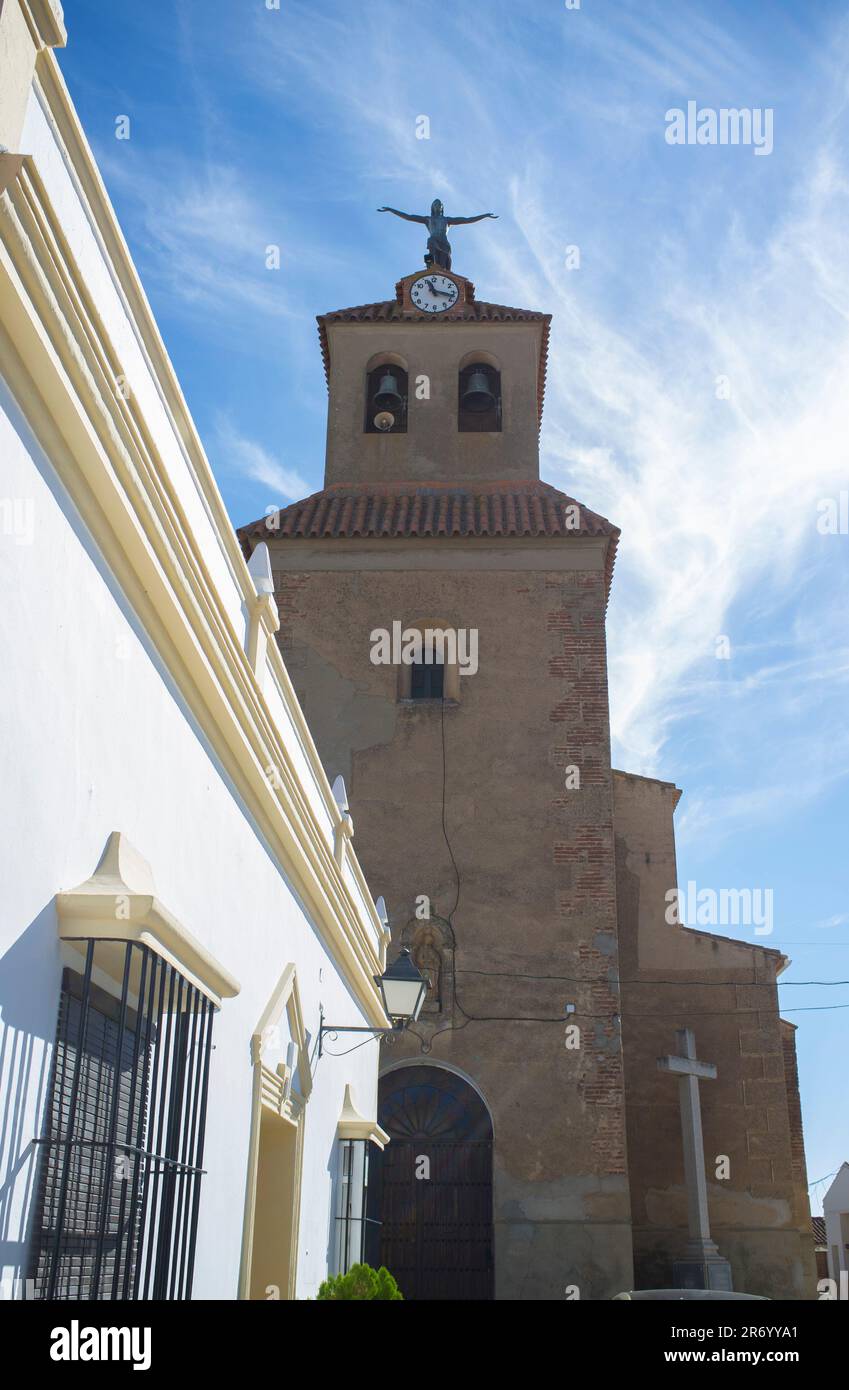 Solana de los Barros, Spain - Sept 29th, 2021: Parish Church of Santa Maria  Magdalena, Solana de los Barros, Badajoz, Extremadura, Spain Stock Photo -  Alamy