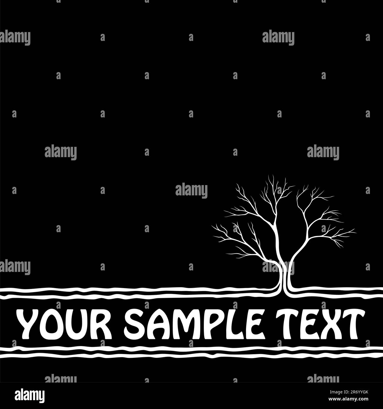 background with a tree Stock Vector Image & Art - Alamy