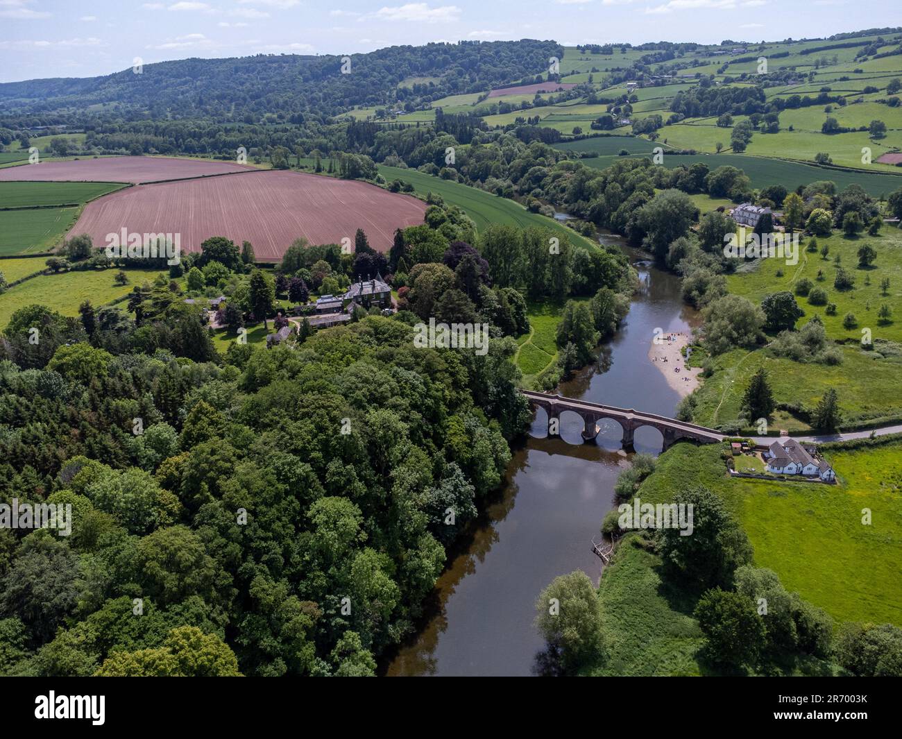 Bredwardine Bridge, Herefordshire Stock Photo