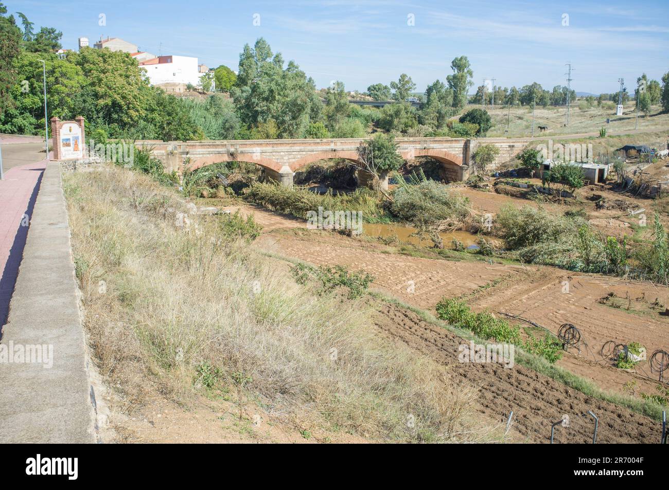 Welcoming tile glazed panel at village entry, Solana de los Barros,  Badajoz, Extremadura, Spain Stock Photo - Alamy