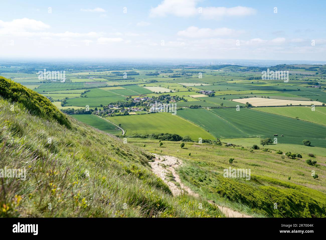 Roseberry Topping North Yorkshire Moors Stock Photo