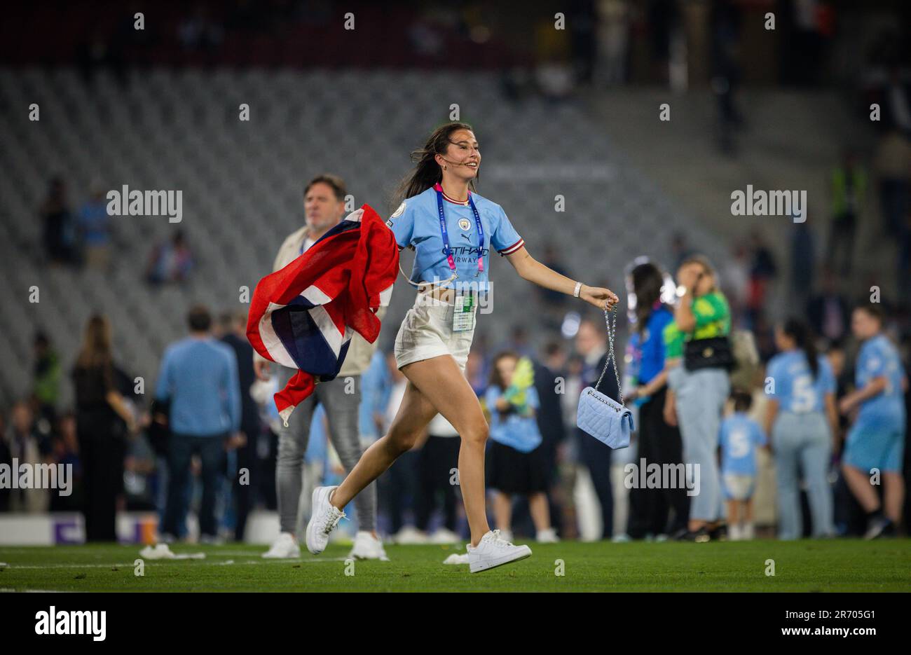 Istanbul, Turkey. 10th Jun 2023. Freundin Isabel Haugseng Johansen  (Freundin von Erling Haaland (City) Manchester City - Inter Mailand UEFA  Champion Stock Photo - Alamy