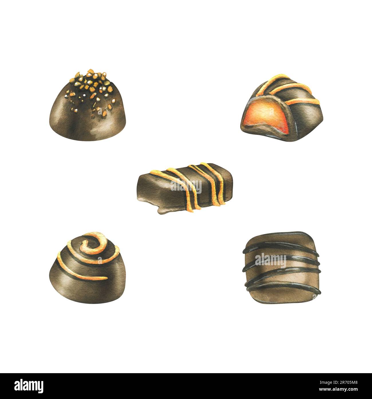 Objects Unwrapped Set various objects cafe hi-res stock photography and images - Alamy