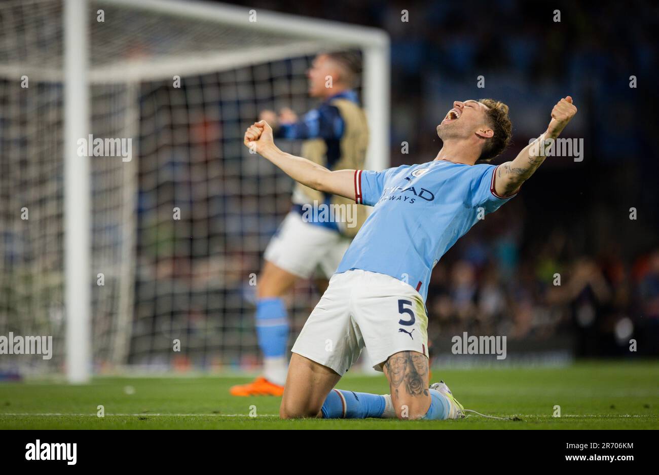 Stones Inter Istanbul, Turkey. 10th Jun 2023. Schlussjubel: John Stones (City ...