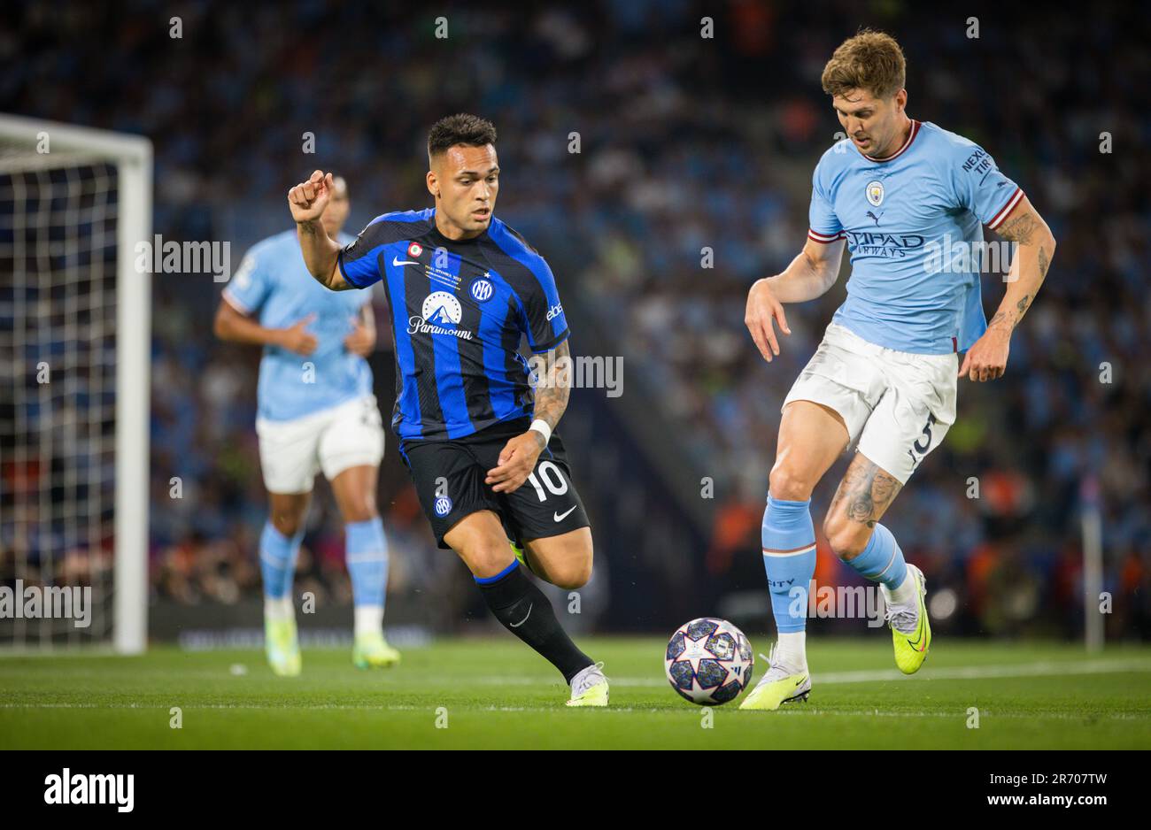 Istanbul, Turkey. 10th Jun 2023. John Stones (City), Lautaro Martinez