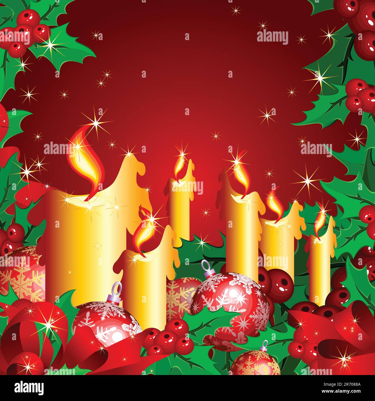 christmas,  this  illustration may be useful  as designer work Stock Vector