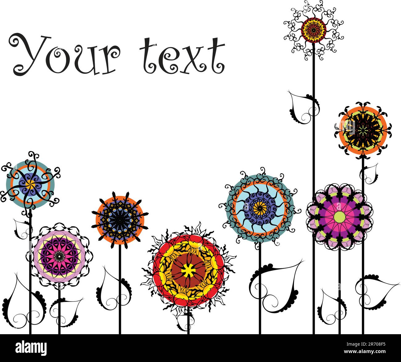 background,  this  illustration may be useful  as designer work Stock Vector
