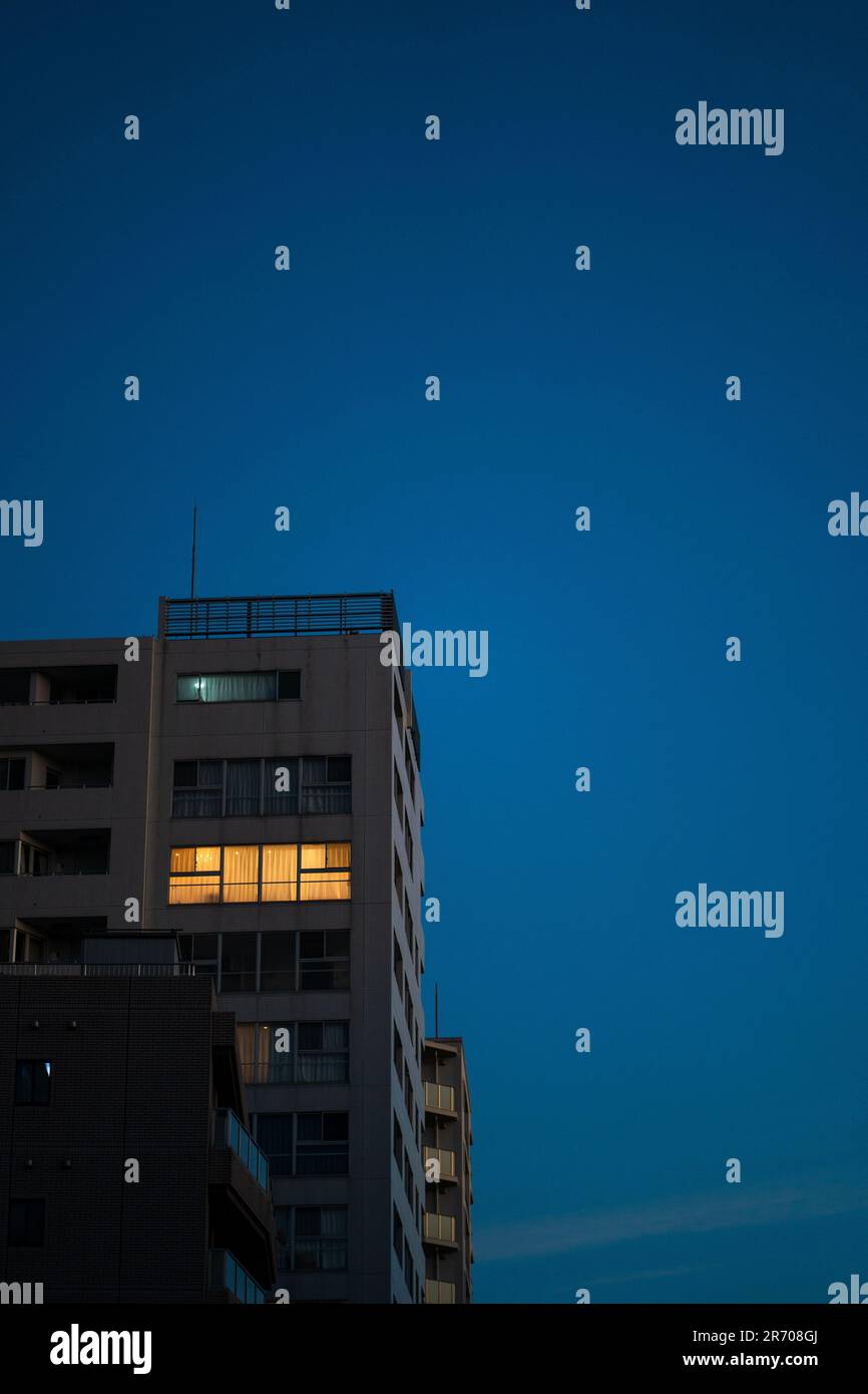 Picture of An exterior of high rise residential building Stock Photo - Alamy