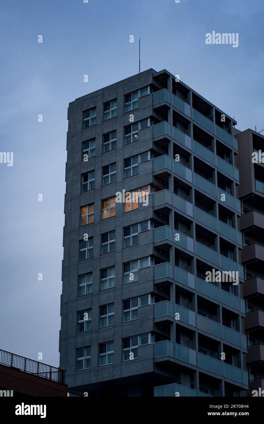 An exterior of high rise residential building Stock Photo - Alamy