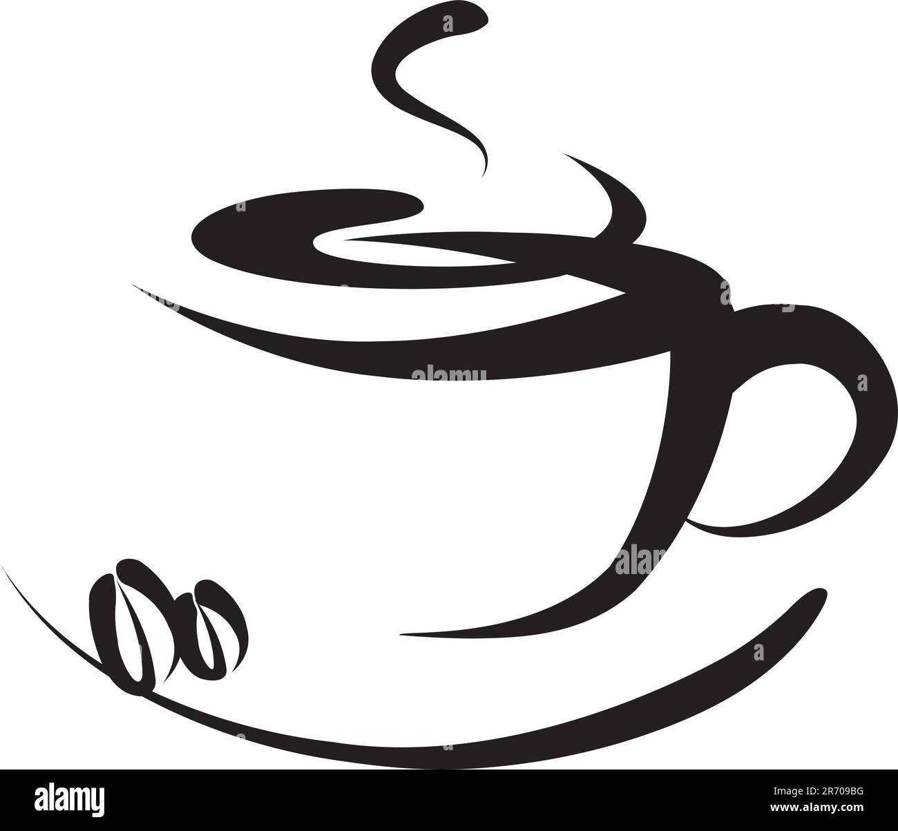 Vector illustration of coffee sign,logo Stock Vector Image & Art - Alamy