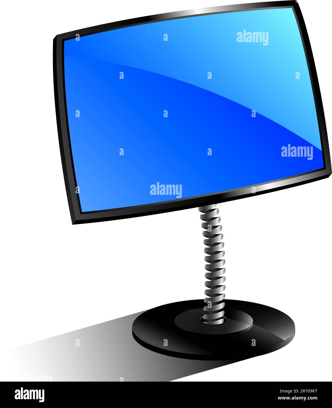 monitor, this illustration may be useful as designer work Stock Vector