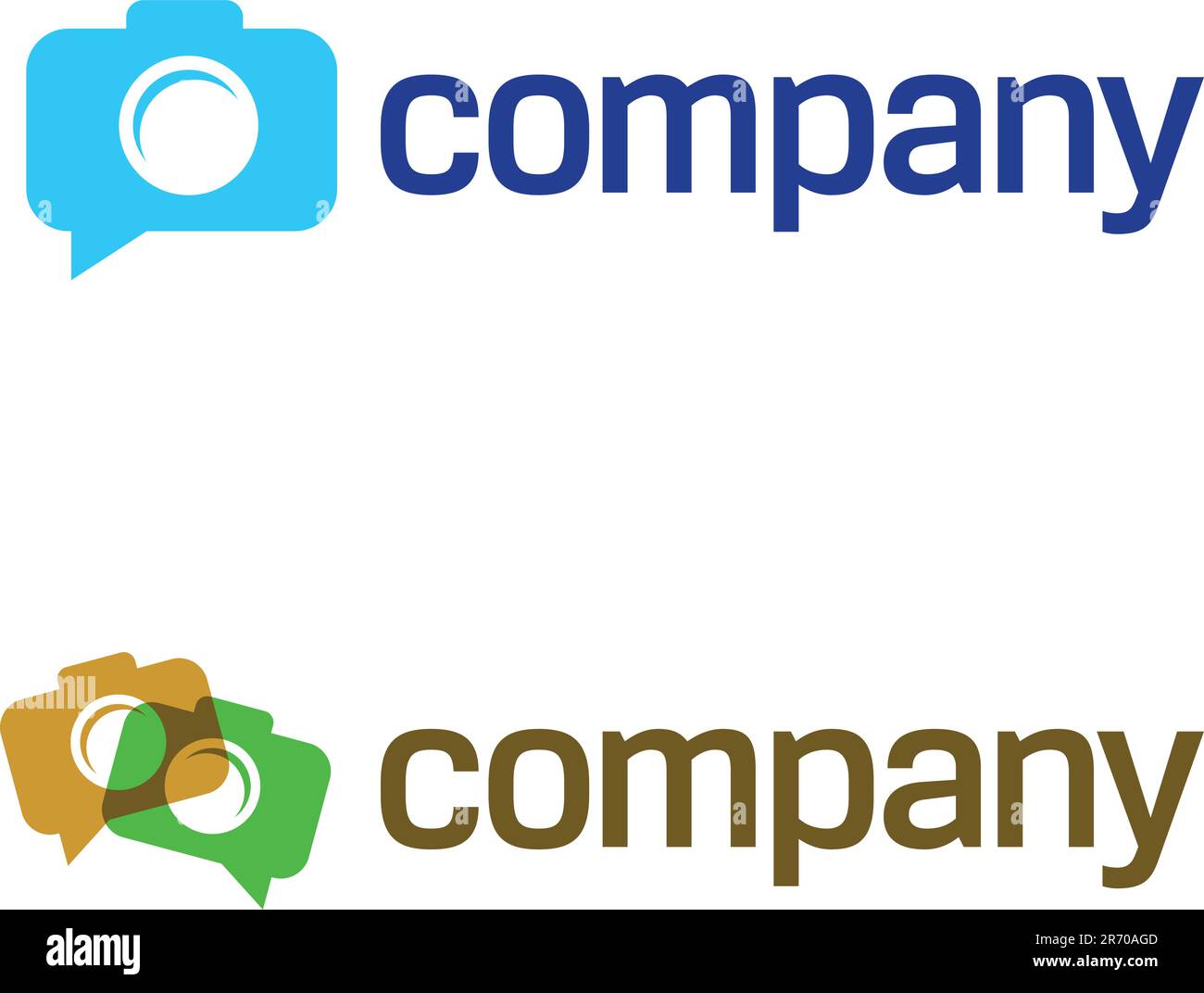 Colourful (photo camera) logo great for photography industry. Stock Vector