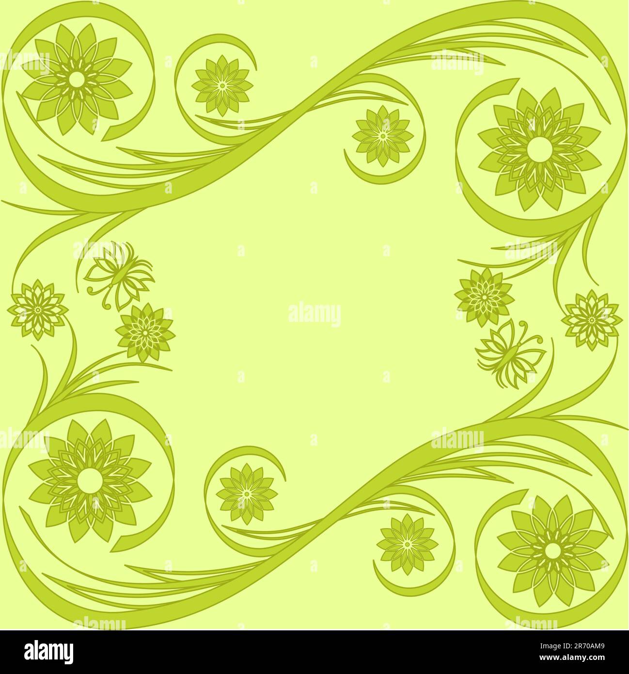 vector illustration of a floral ornament Stock Vector Image & Art - Alamy