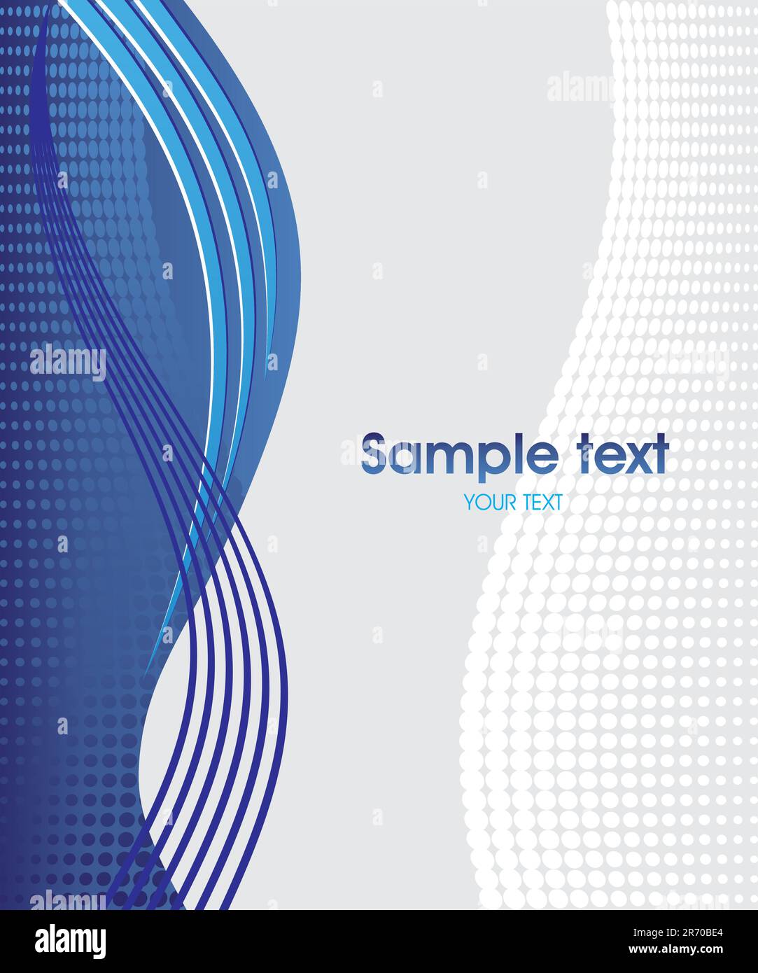 Dynamic vector wave background in blue color Stock Vector Image & Art ...
