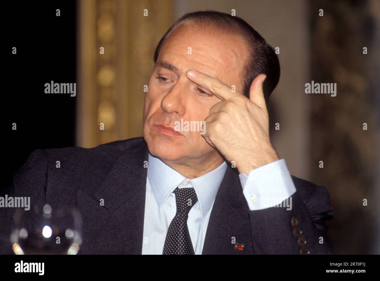 Milano, Italy. 16th July, 2014. Milano - Silvio Berlusconi - archivio anni  90nella foto : Silvio Berlusconi Credit: Independent Photo Agency/Alamy  Live News Stock Photo - Alamy