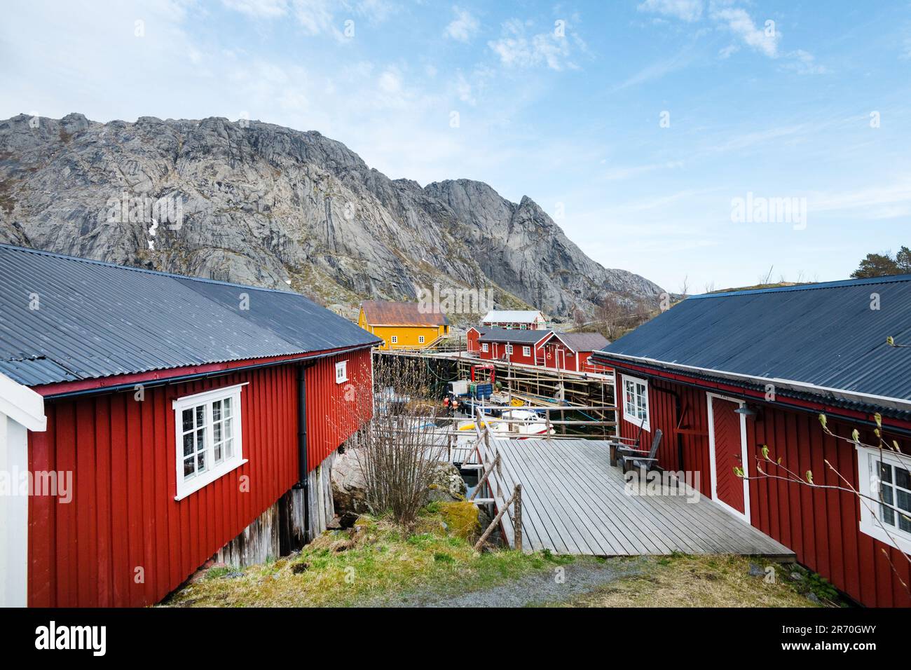 village Nusfjord, Lofoten Norway Stock Photo - Alamy