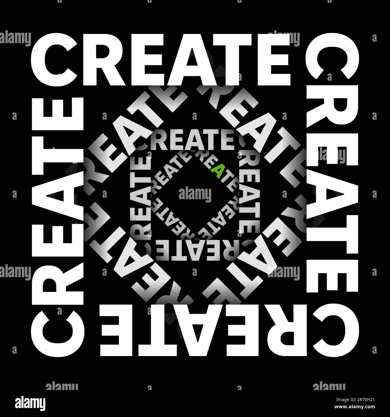 Create Text Poster Stock Vector Image & Art Alamy