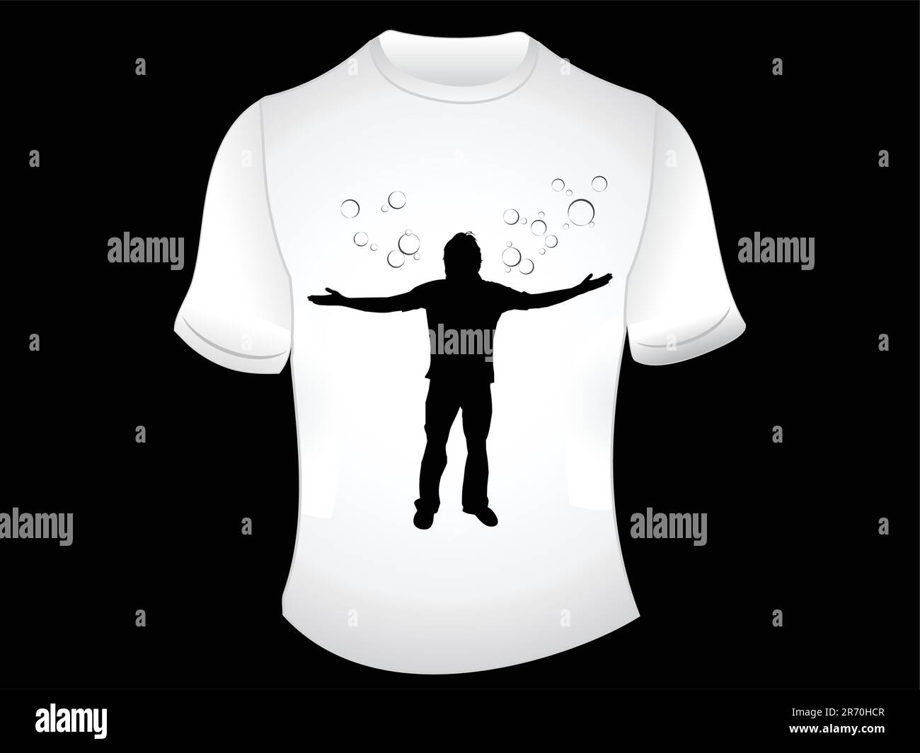 abstract peaceful tshirt vector illustration Stock Vector Image & Art