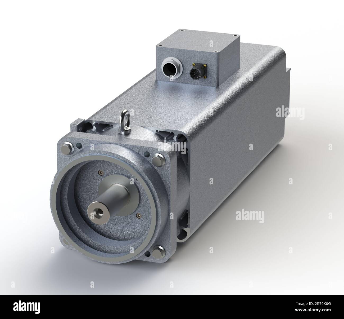 Spindle drive electric motor section view Stock Photo Alamy
