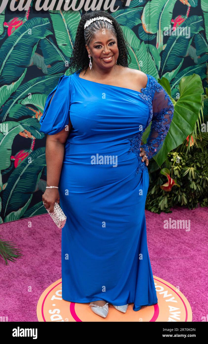 Natasha Yvette Williams attends 76th Annual Tony Awards at United Palace Theatre in New York on June 11, 2023 Stock Photo