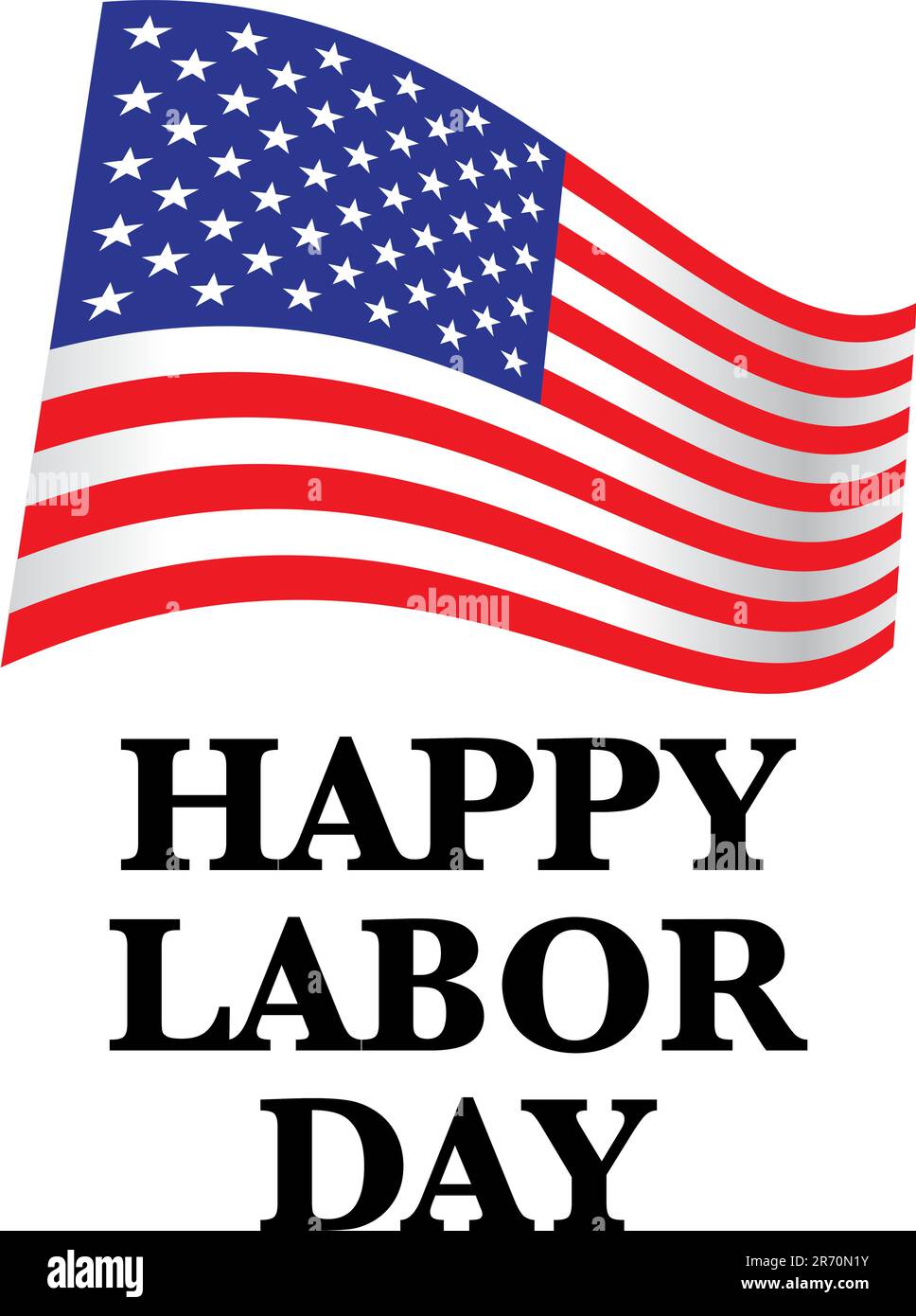happy labor day us flag illustration Stock Vector Image & Art Alamy