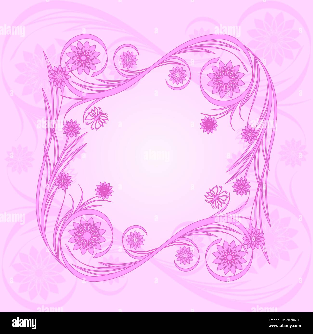 vector illustration of a floral ornament Stock Vector Image & Art - Alamy