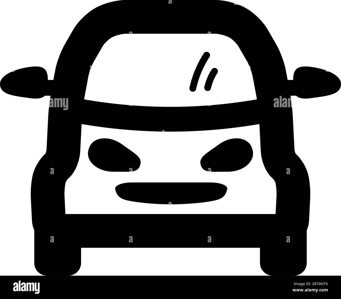Stylish compact city car stock vector image art alamy