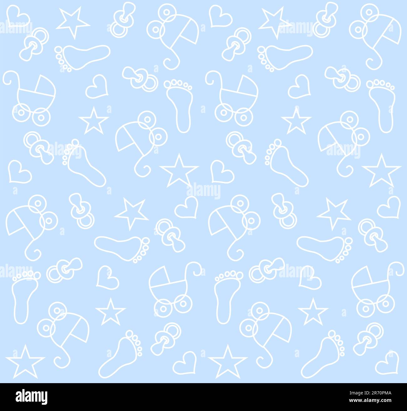 Baby Boy Seamless Pattern Wrapping Paper Stock Vector (Royalty Free)  1516553750