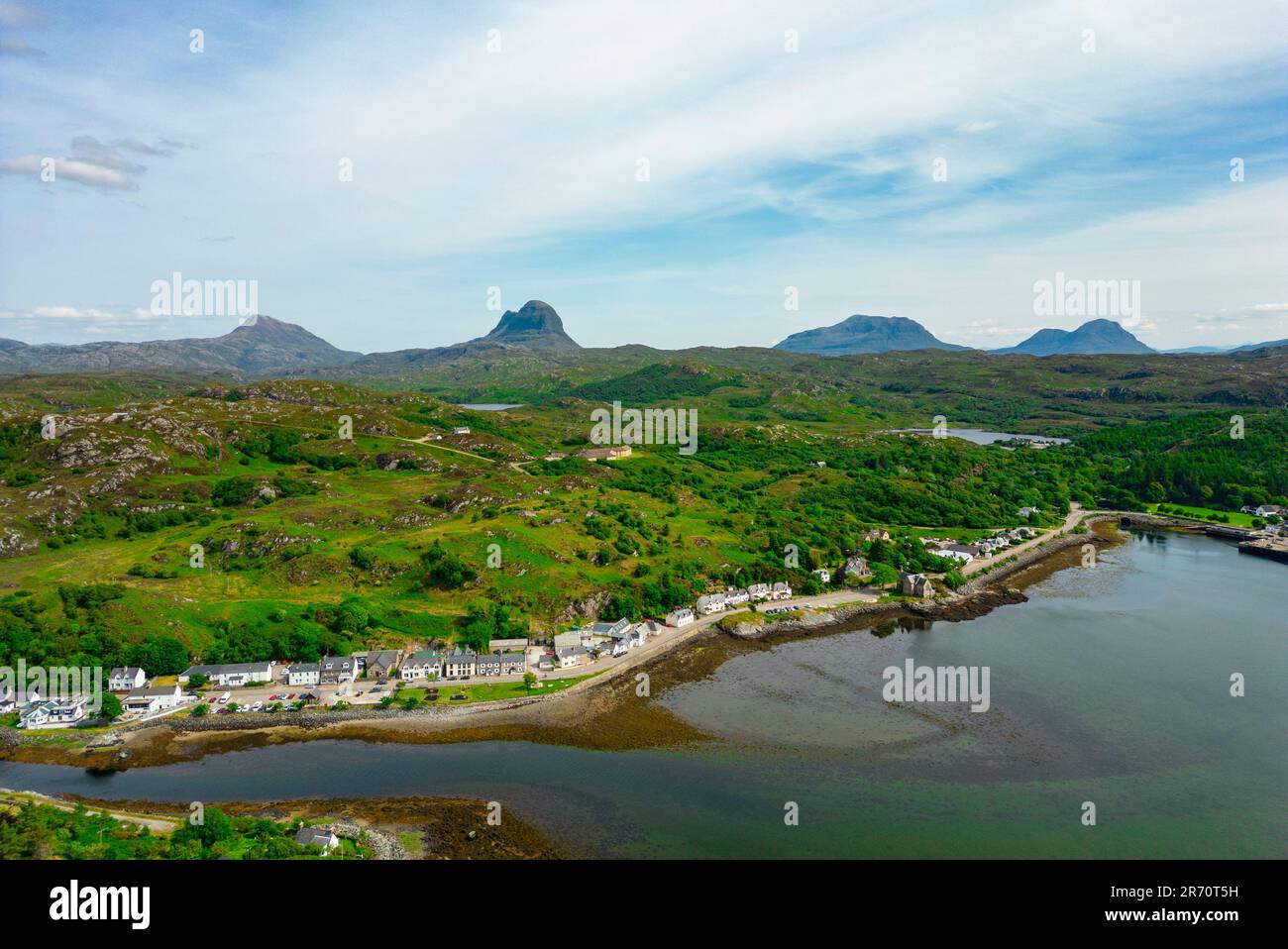 Lochinver aerial view hires stock photography and images Alamy