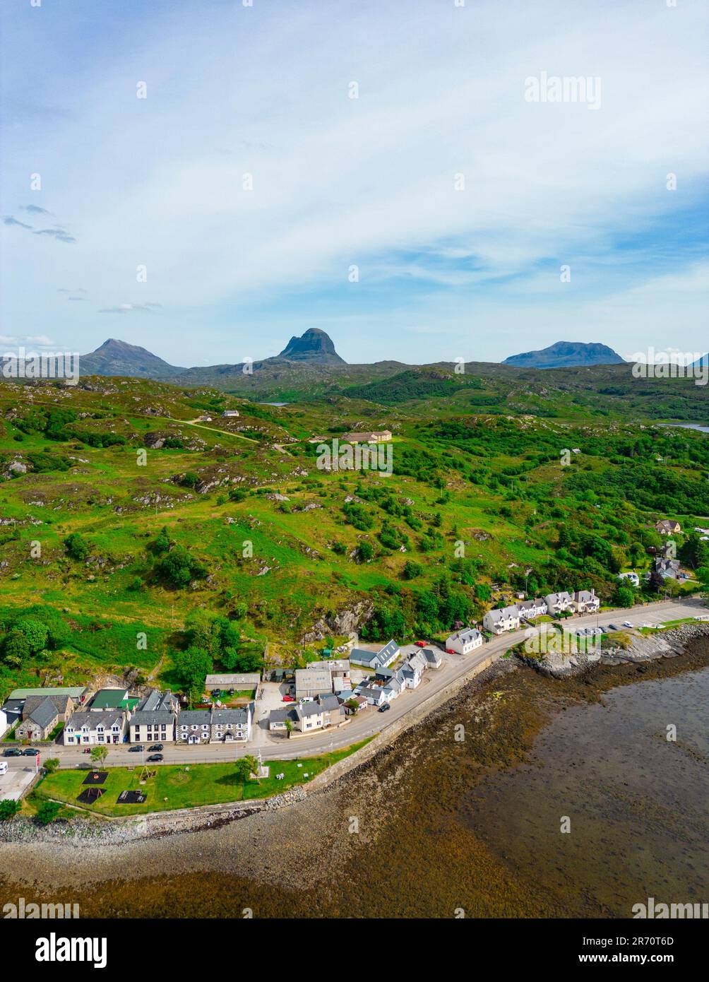 Lochinver aerial view hires stock photography and images Alamy