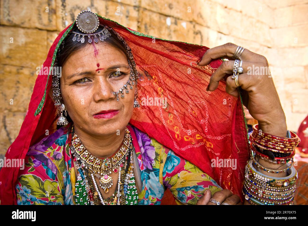Woman. Jaisalmer. Rajasthan. India Stock Photo - Alamy
