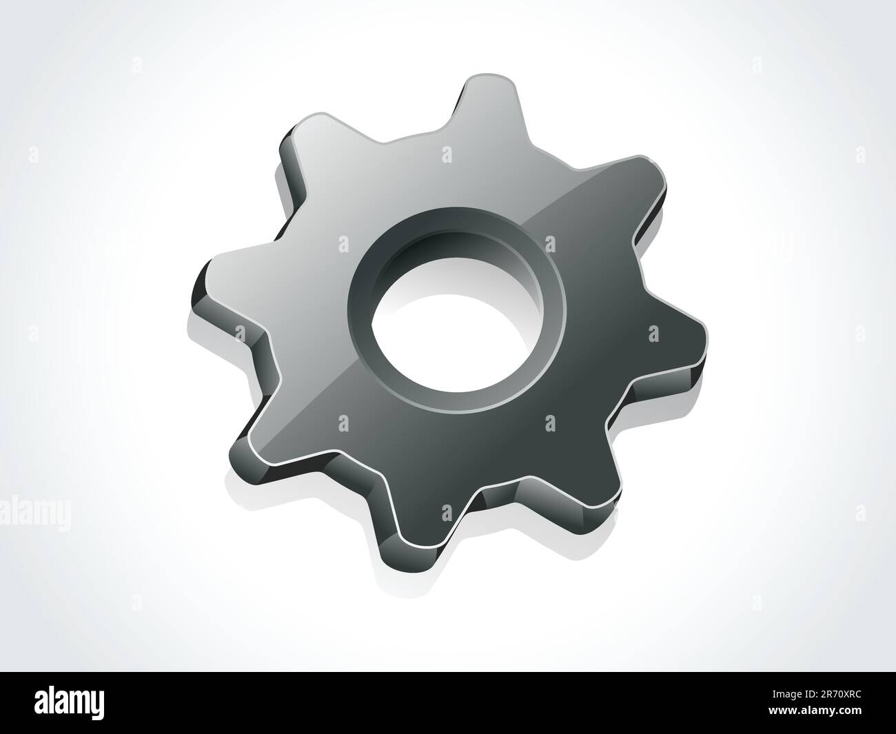 abstract settings icon vector illustration Stock Vector Image & Art - Alamy