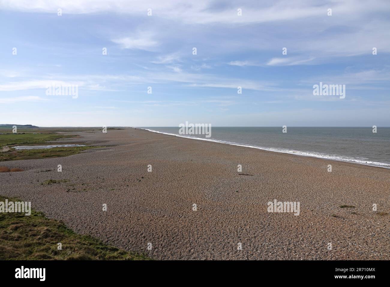 This stock image depicts an untouched beach on the North Norfolk Coast in England UK Stock Photo