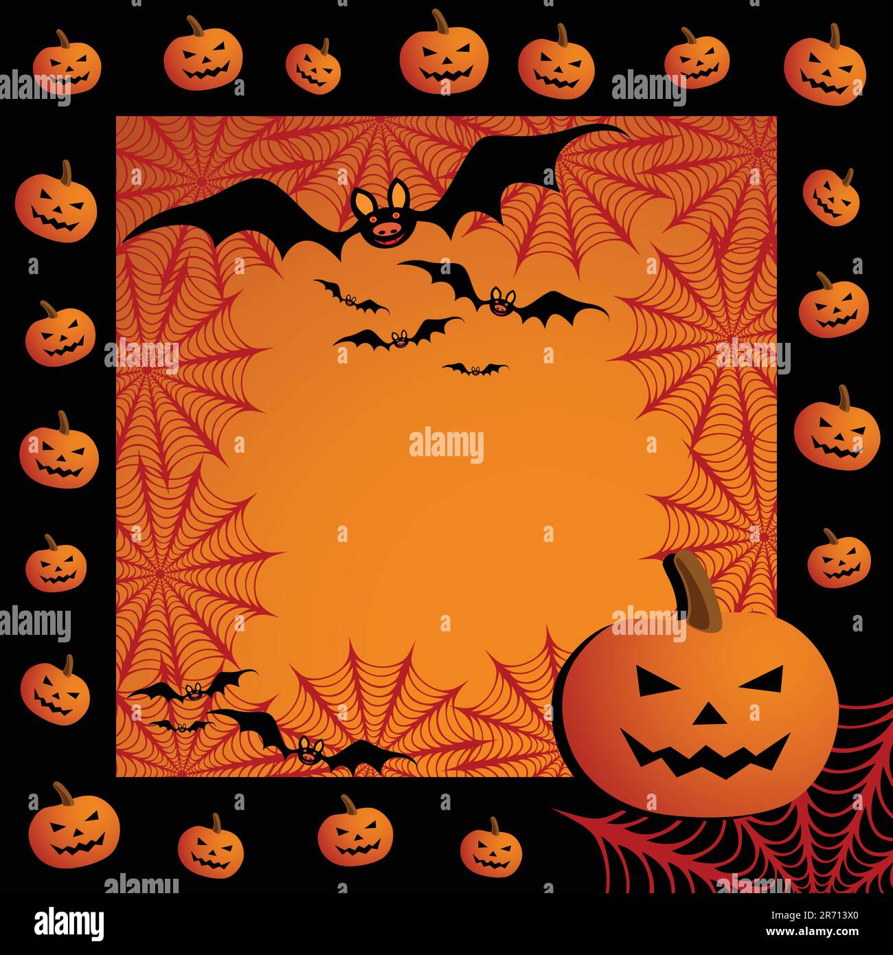 halloween, this  illustration may be useful  as designer work Stock Vector