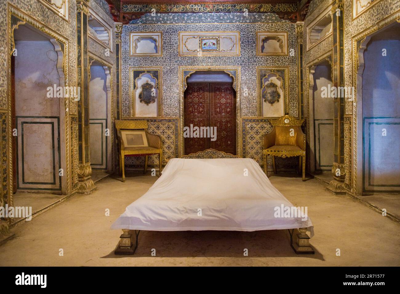 India. Rajasthan. Bikaner. Junagarh fort Stock Photo