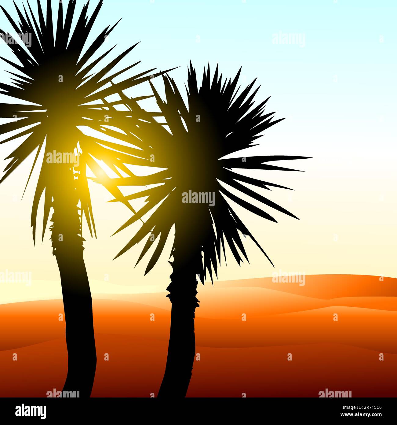 background landscape, this  illustration may be useful  as designer work Stock Vector
